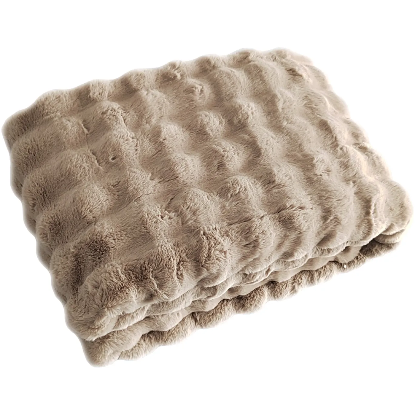 Richmond Plaid Nordic Plush Beige 150x200cm