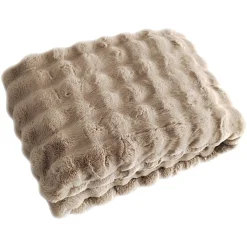 Richmond Plaid Nordic Plush Beige 200x300cm