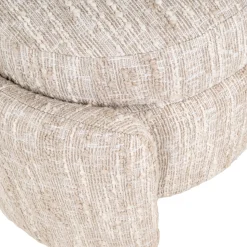 Richmond Poef & Voetenbank Cupid Beige Angora Met Opbergruimte
