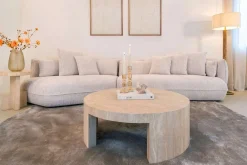 Richmond Salontafel Biltmore Rond Italiaans Travertin