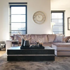 Richmond Salontafel Blackbone Zilver 150x80cm