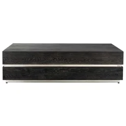 Richmond Salontafel Blackbone Zilver 150x80cm