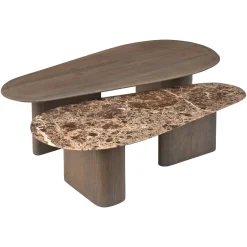 Richmond Salontafel Castello Donkerbruin Set Van 2