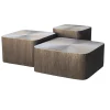 Richmond Salontafel Cubes Brunzae Set Van 3