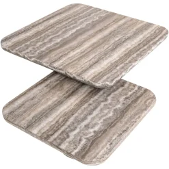 Richmond Salontafel Denizly Grijs Faux Travertin Set van 2