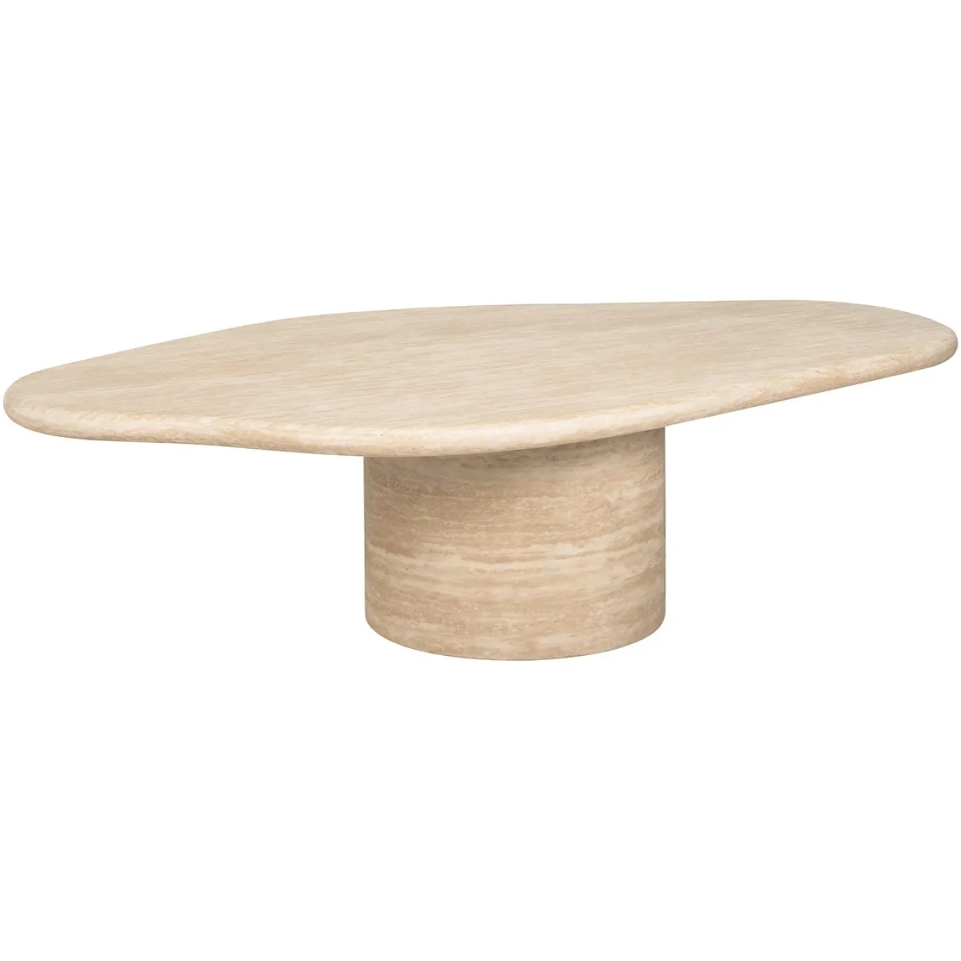 Richmond Salontafel Fictus Faux Travertin Beige 130cm