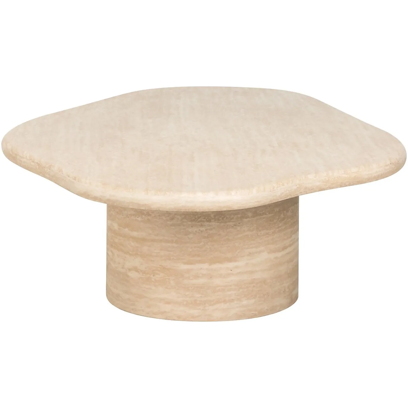 Richmond Salontafel Fictus Faux Travertin Beige 130cm