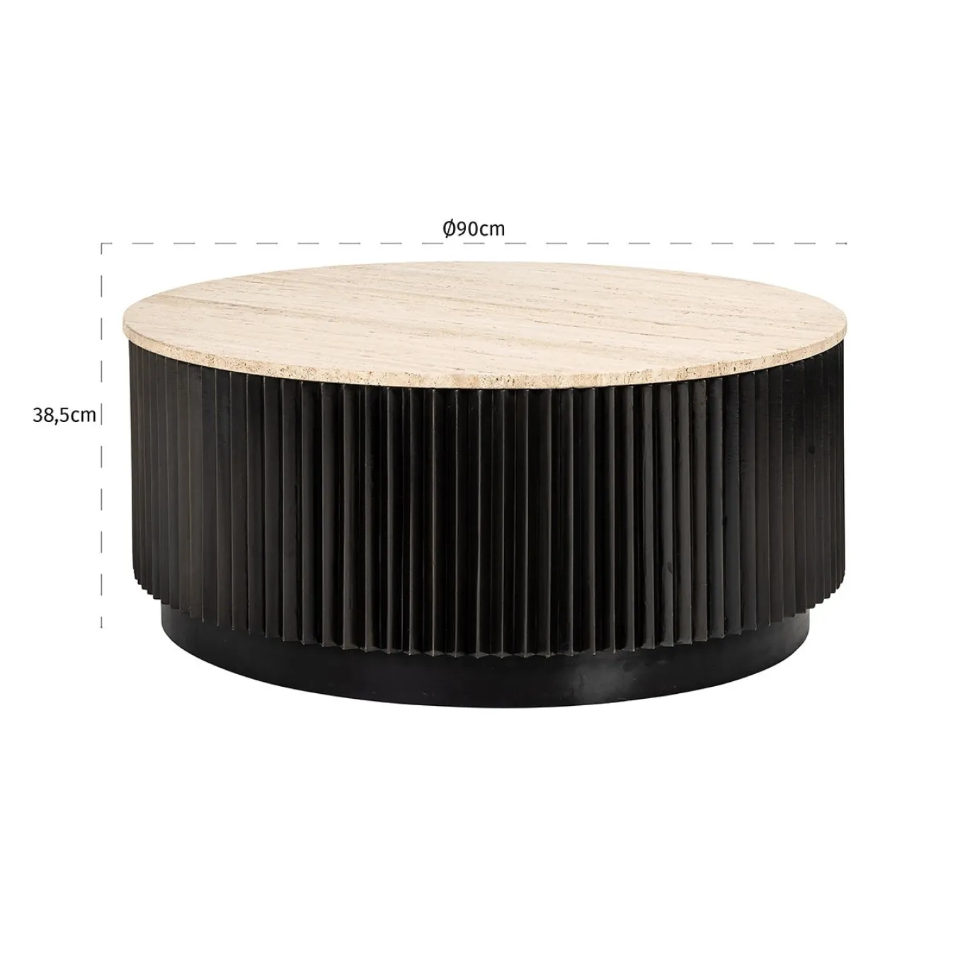 Richmond Salontafel Hampton Ø90cm