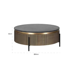 Richmond Salontafel Ironville 90Øcm