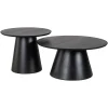 Richmond Salontafel Jazz Set Van 2 Zwart