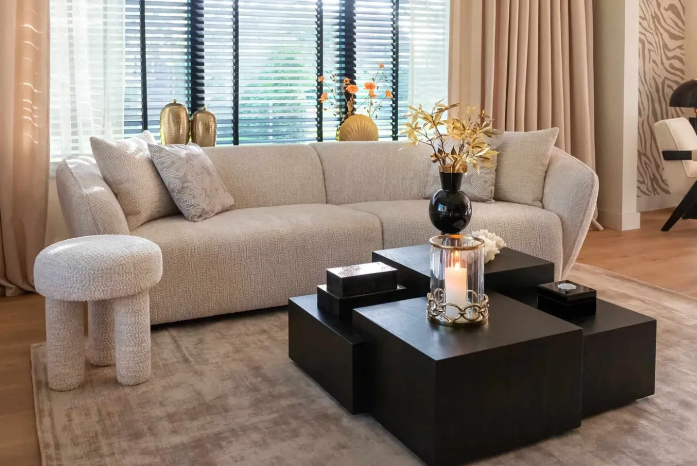 Richmond Salontafel Lennox Zwart Eikenhout