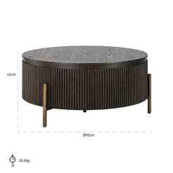 Richmond Salontafel Luxor Bruin