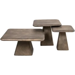 Richmond Salontafel Marlie Goud Set van 3