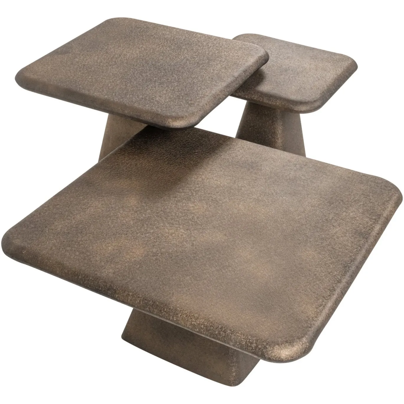 Richmond Salontafel Marlie Goud Set van 3