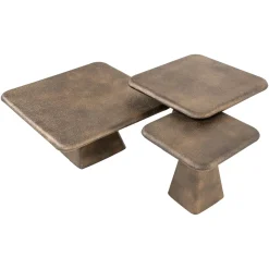 Richmond Salontafel Marlie Goud Set van 3