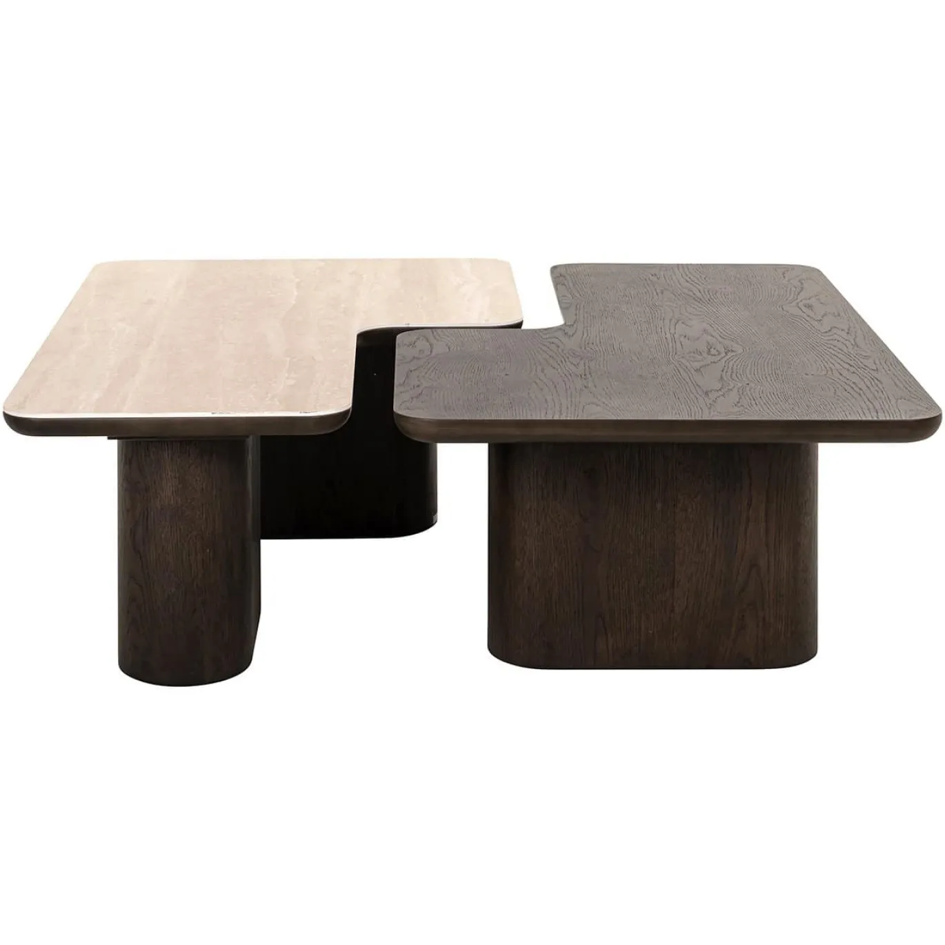 Richmond Salontafel Nando Bruin Set van 2