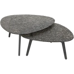 Richmond Salontafel Riley Set van 2 Glas Organisch