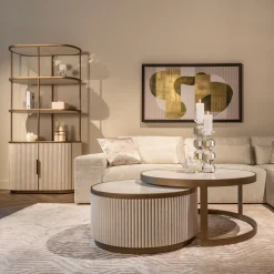 Richmond Salontafel Tivoli Wit Set van 2