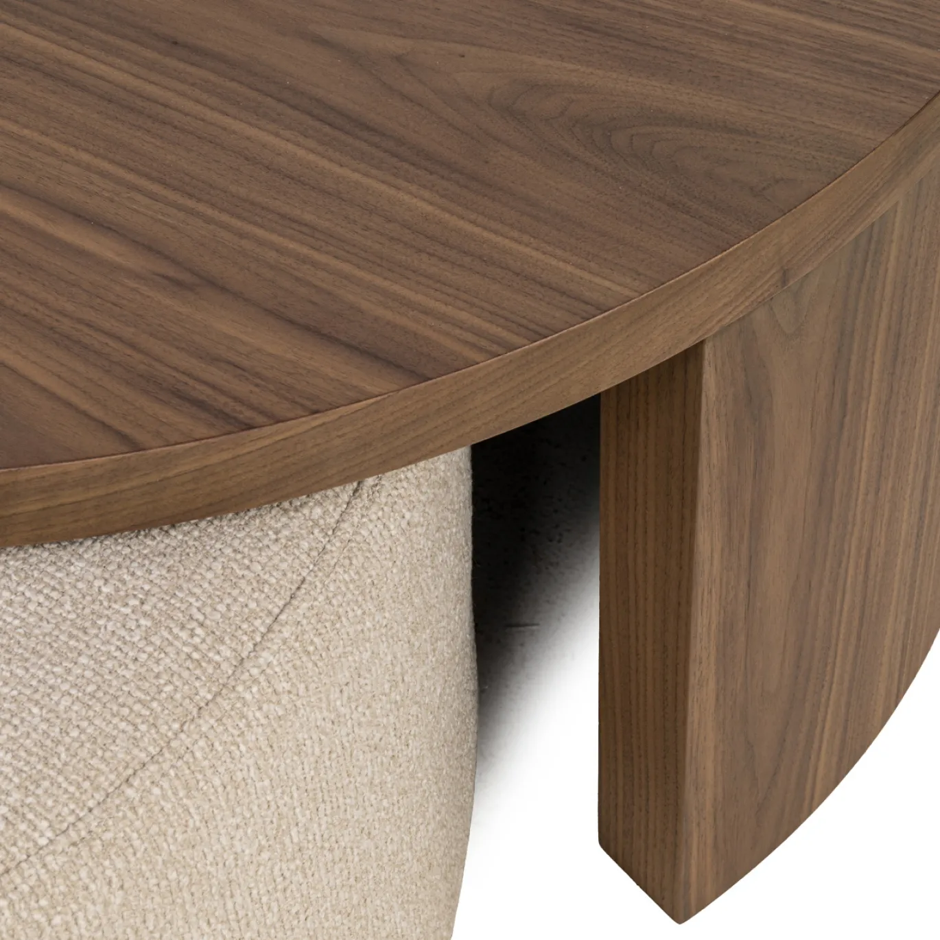 Richmond Salontafel Windsor Walnoot Set Van 2