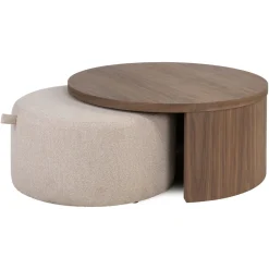 Richmond Salontafel Windsor Walnoot Set Van 2