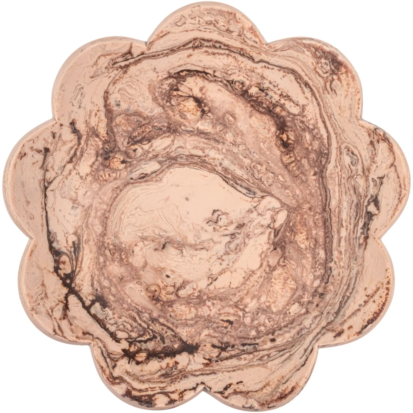Richmond Schaal Peony Chocoladebruin
