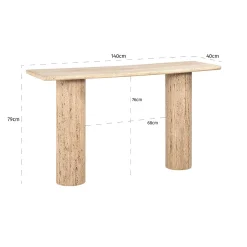Richmond Sidetable Hampton Travertin 140cm
