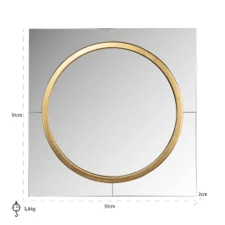 Richmond Spiegel Briana Rond Goud