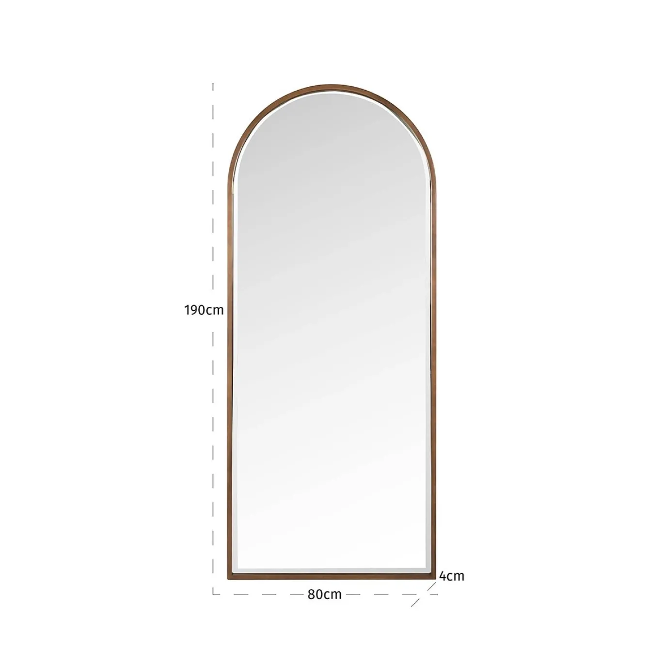 Richmond Spiegel Maylinn Brushed Goud 190cm