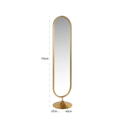 Richmond Staande Spiegel Moya Goud 170cm