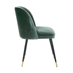 Richmond Stoel Alicia Velvet Jade Groen