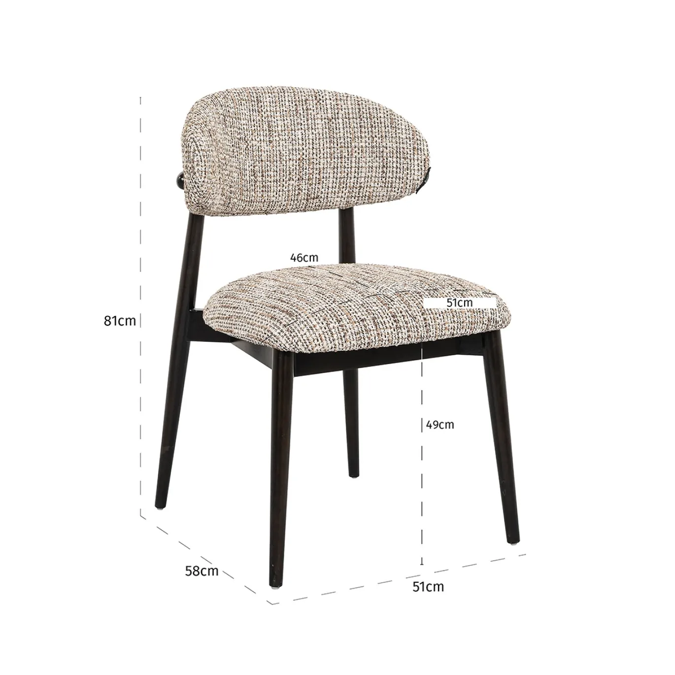 Richmond Stoel Cherry Trendy Nature