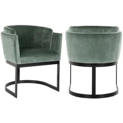 Richmond Stoel Emerson jade Velvet