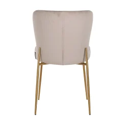 Richmond Stoel Odessa Khaki Brushed Goud Set van 2