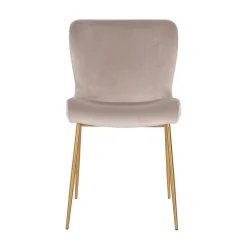 Richmond Stoel Odessa Khaki Brushed Goud Set van 2