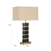 Richmond Tafellamp Levina Goud/Zwart