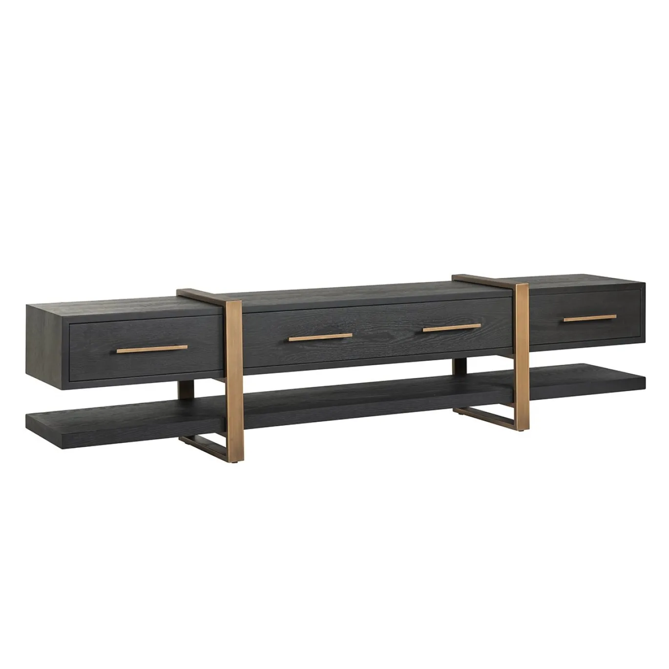 Richmond Tv-Dressoir Cambon 3-Laden Dark Coffee