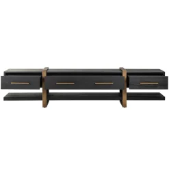 Richmond Tv-Dressoir Cambon 3-Laden Dark Coffee