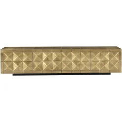 Richmond Tv-Meubel Collada 4-Deurs Brushed Goud