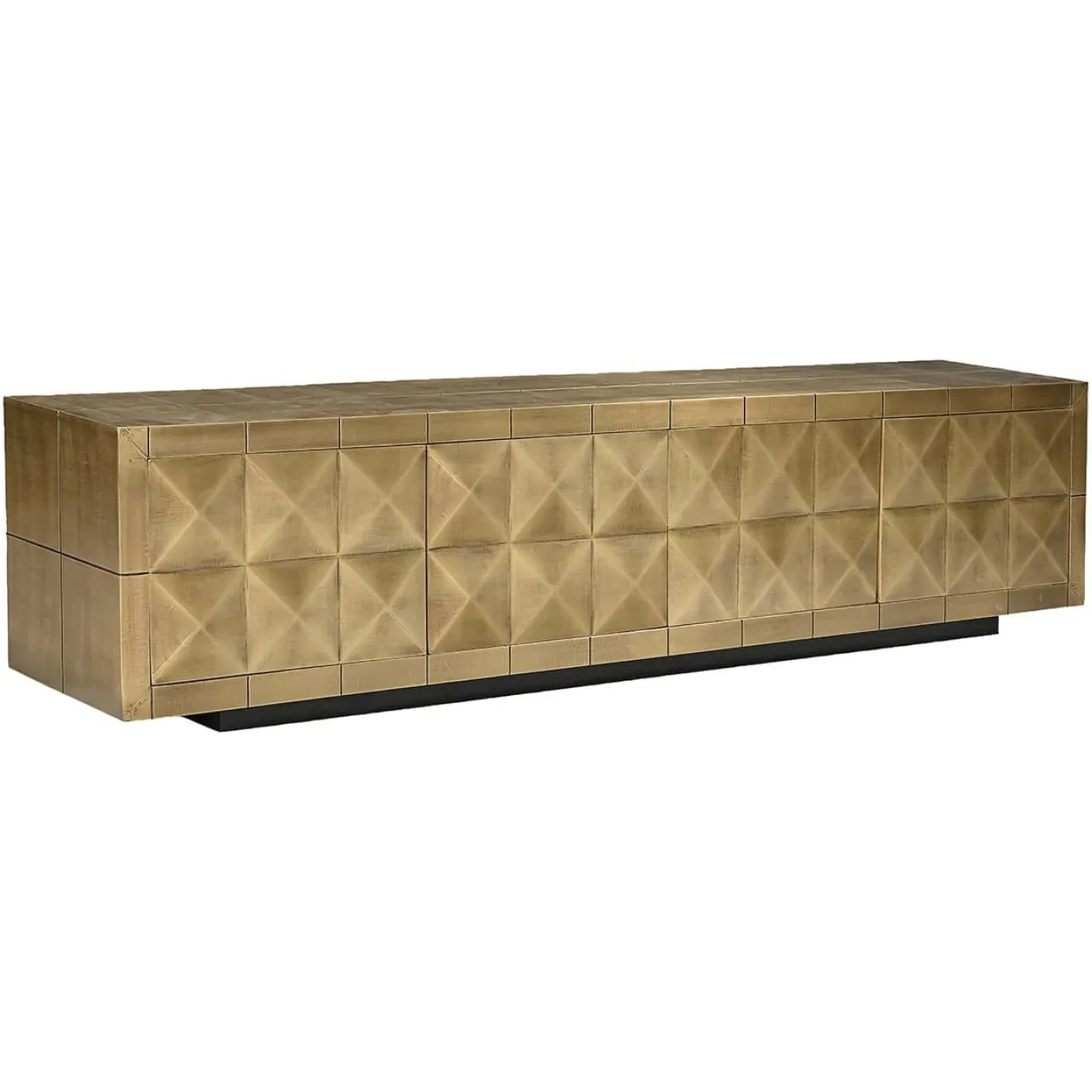 Richmond Tv-Meubel Collada 4-Deurs Brushed Goud