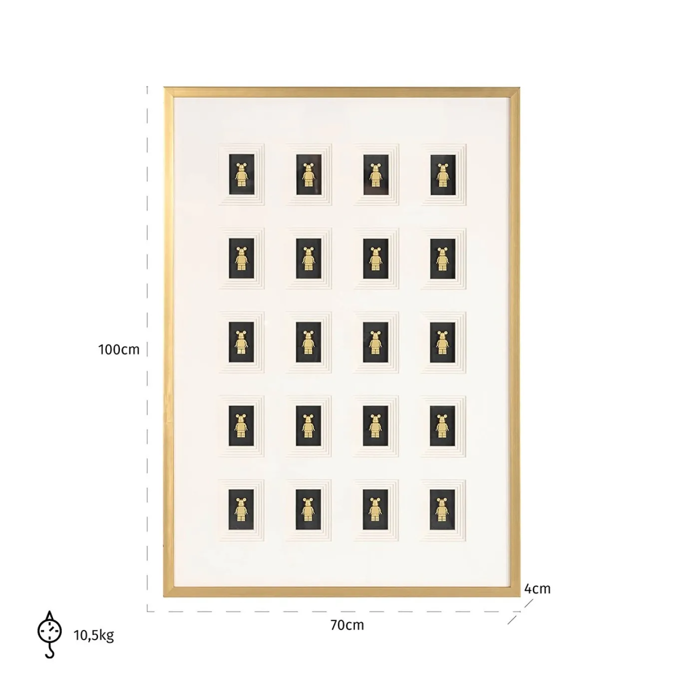 Richmond Wall Art Block 3D