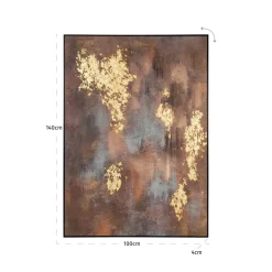 Richmond Wanddecoratie Gouden Gleam