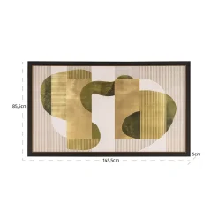 Richmond Wanddecoratie Joylin Groen 145x85cm