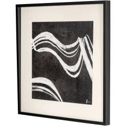 Richmond Wanddecoratie Jozy Zwart 80x80cm