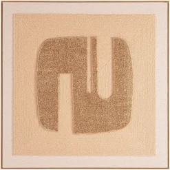 Richmond Wanddecoratie Seda Goud 100x100cm