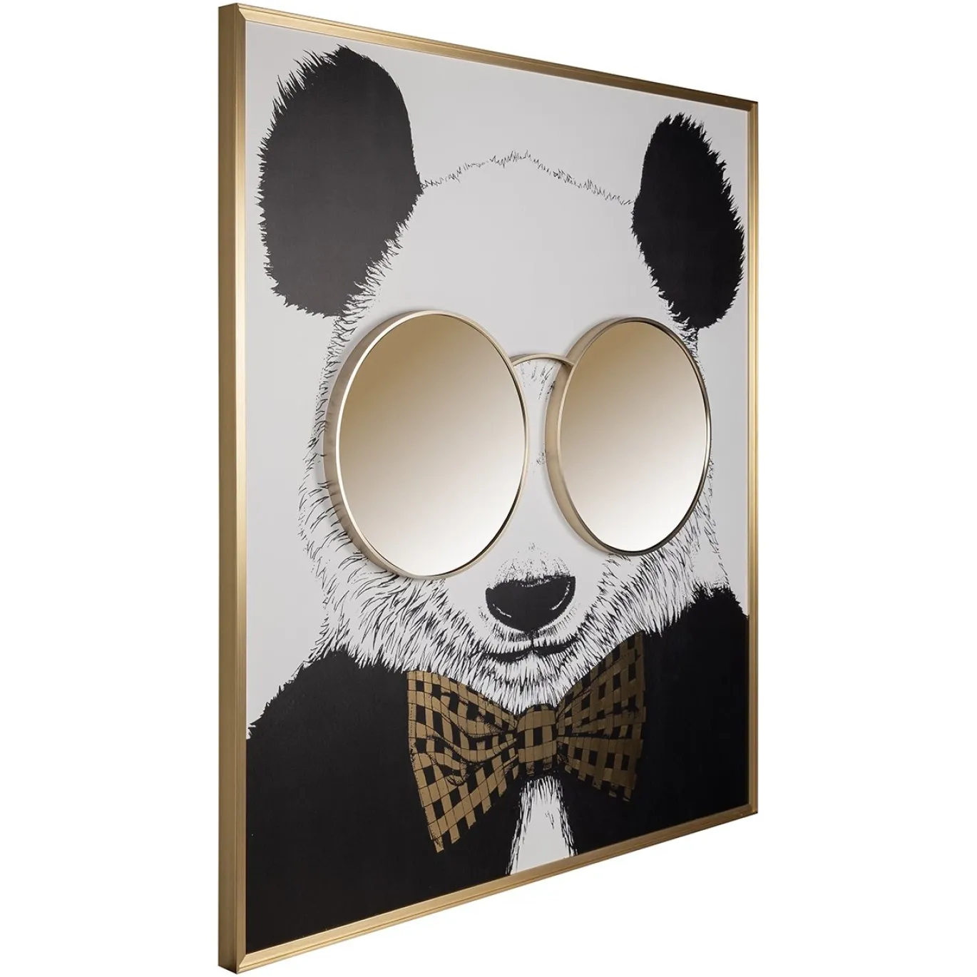 Richmond Wanddecoratie Shiny Panda 118x130cm