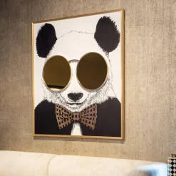 Richmond Wanddecoratie Shiny Panda 118x130cm