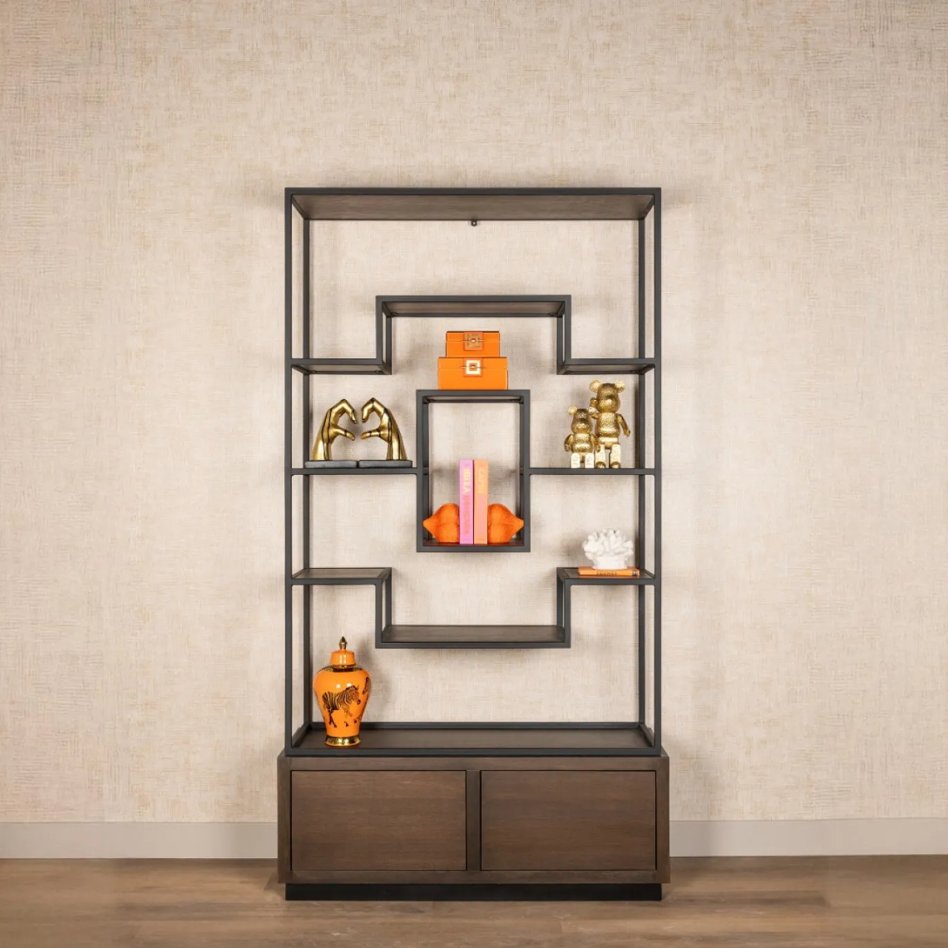 Richmond Wandkast Bonvoy 2-Laden Bruin