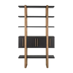 Richmond Wandkast Cambon 4-Deuren 4-Planken Dark Coffee