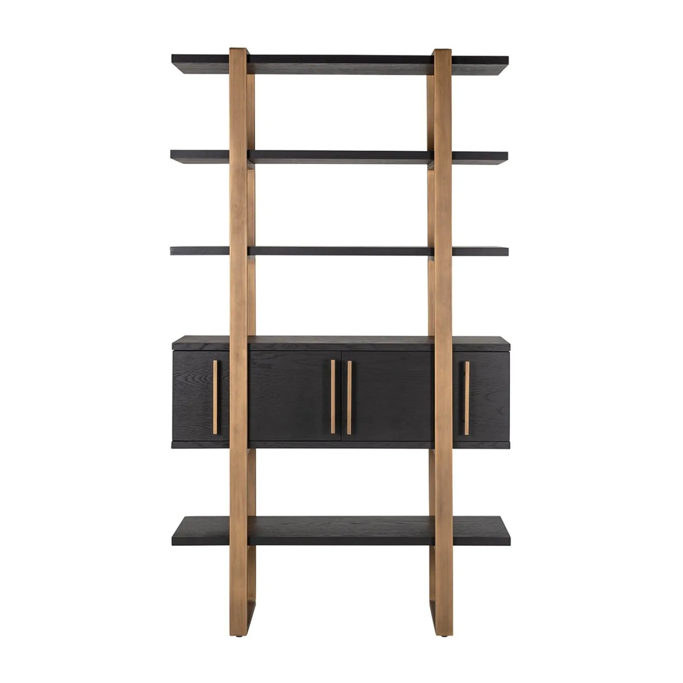Richmond Wandkast Cambon 4-Deuren 4-Planken Dark Coffee