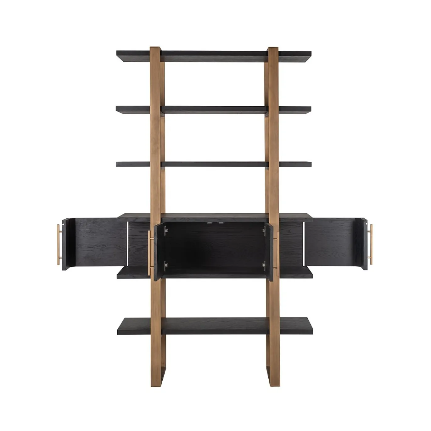 Richmond Wandkast Cambon 4-Deuren 4-Planken Dark Coffee